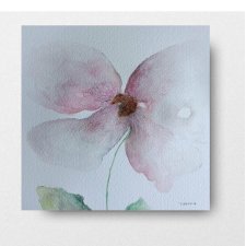 Kwiatek- akwarela