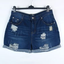 Boohoo spodenki jeans dziury 16 / 44