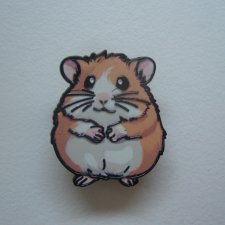 PIN PRZYPINKA BROSZKA CHOMIK