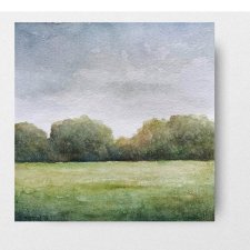 Pejzaż - akwarela