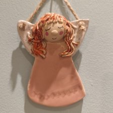 anioł ceramiczny