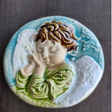 anioł ceramiczny