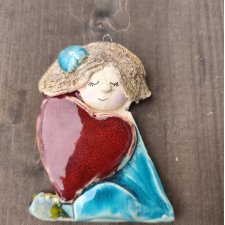 anioł ceramiczny