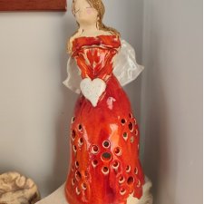 anioł ceramiczny