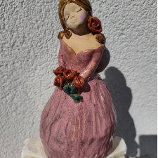 anioł ceramiczny