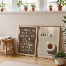 ZESTAW PLAKATÓW 2cz 50x70cm Kawa  (set260)