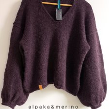 sweter z alpaki i merino