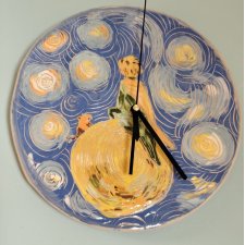 zegar ceramiczny z motywem Małego Księcia