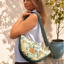 Pikowana torebka nerka crossbody Taormina
