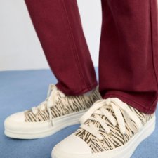 CONVERSE 36,5 NOWE TRAMPKI NA PLATFORMIE - ETNO WZÓR - ZEBRA