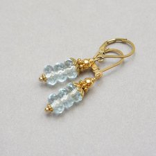 Kolczyki Alloyc Collection -  Klejnotki /kwarc blue/vol.2