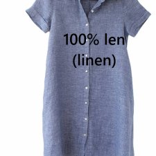 EXCLUSIVE 100% linen dress