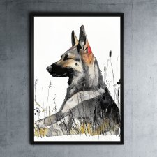 Pies Rysunkowy 6 - grafika na plakacie na A3
