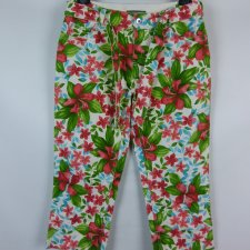 Liz Claiborne - Audra spodenki rybaczki w kwiaty 8 / 38 petite