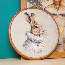 Sir Rabbit, haft w oprawie 20 cm