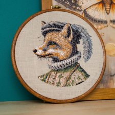 Sir Foxley, haft w oprawie 20 cm