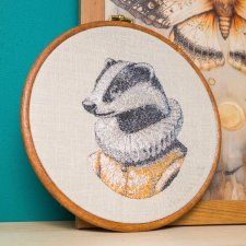 Lord Badger, haft w oprawie 20 cm