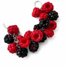 Bransoletka Owoce Leśne (Maliny i Jeżyny) – Rękodzieło 3D, Hand Made