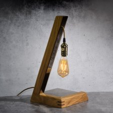 Lampa dębowa Wood & Glass