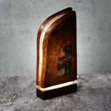 Lampa orzech • mechaniczna inspiracja