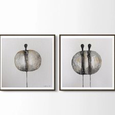 Postacie- dwie akwarele