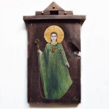 Anioł Yakshi III obraz malowany na desce