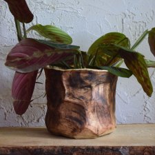 ŚLADY NATURY_osłonka ceramiczna_brązy