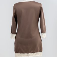 Komfort i elegancja w odcieniu kawy z mlekiem