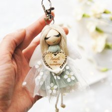 Anioł na szczęście - breloczek | Brelok z aniołkiem