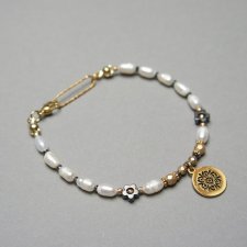 Pearls /white/ perły naturalne vol. 10 /24.11.24/- bransoletka