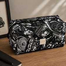Kosmetyczka męska duża kosmetyczka podróżna wodoodporna saszetka etui organizer motoryzacja