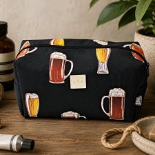 Kosmetyczka męska duża kosmetyczka podróżna wodoodporna saszetka etui organizer piwo