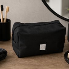 Kosmetyczka męska duża kosmetyczka podróżna wodoodporna saszetka etui organizer czarna