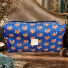 Kosmetyczka męska duża kosmetyczka podróżna wodoodporna saszetka etui organizer superman