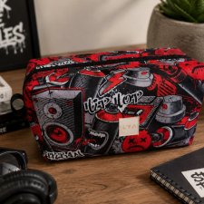 Kosmetyczka męska duża kosmetyczka podróżna wodoodporna saszetka etui organizer grafitti