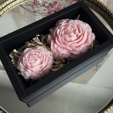 Zestaw prezentowy świece ekologiczne sojowe dekoracyjne "Peony Queen" różowy     Zestaw prezentowy świece ekologiczne sojowe dekoracyjne &qu