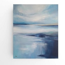 Pejzaż abstrakcyjny-obraz akrylowy 60/50 cm