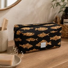 Kosmetyczka damska duża kosmetyczka podróżna wodoodporna saszetka etui organizer ryby