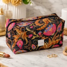 Kosmetyczka damska duża kosmetyczka podróżna wodoodporna saszetka etui organizer paisley