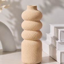 Verta | Minimalistyczny wazon na kwiaty w stylu Japandi i Scandi | Handmade & 3D Printed - Kolor Cream