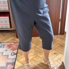 Grafitowe spodnie 3/4 Plus Size 3XL 4XL 5XL Lane Bryant