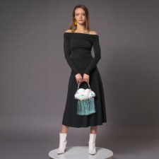 Sukienka z odsłoniętymi ramionami - Sandra Black