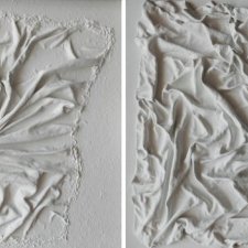 DYPTYK "SKRYWANA SUBTELNOŚĆ" - OBRAZY STRUKTURALNE Z TEKSTURĄ 3D 2x 50cmx40cm - 2 w cenie 1
