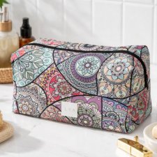 Kosmetyczka damska duża kosmetyczka podróżna wodoodporna saszetka etui organizer mandala ornament