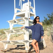 SWETER HANDMADE OVERSIZE