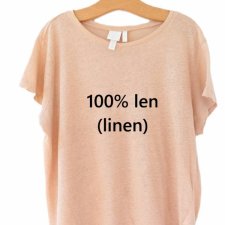 exclusive 100% linen T-shirt