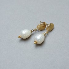 Pearls [white] perły vol. 27 - kolczyki
