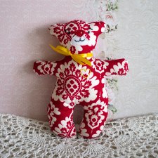 Pierwszy miś - Malinka - 21 cm