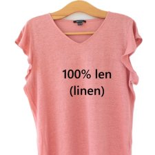 exclusive 100% linen T-shirt