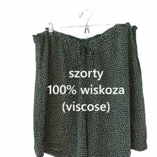 Szorty z wiskozy 44 krótkie spodenki na lato